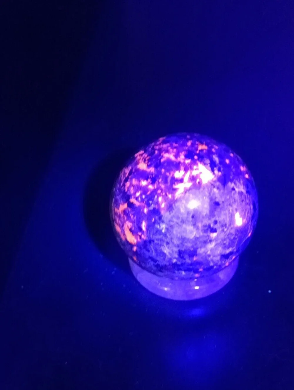 Polished Yooperlite Crystal Sphere